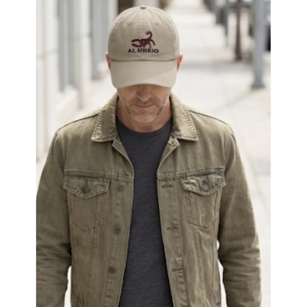 Soft Women Baseball Cap Crab C Embroidery Dad Hats for Men Buckle Closure‎